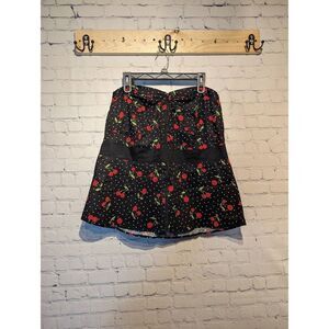 Torrid zippered cherries corset top size 2*